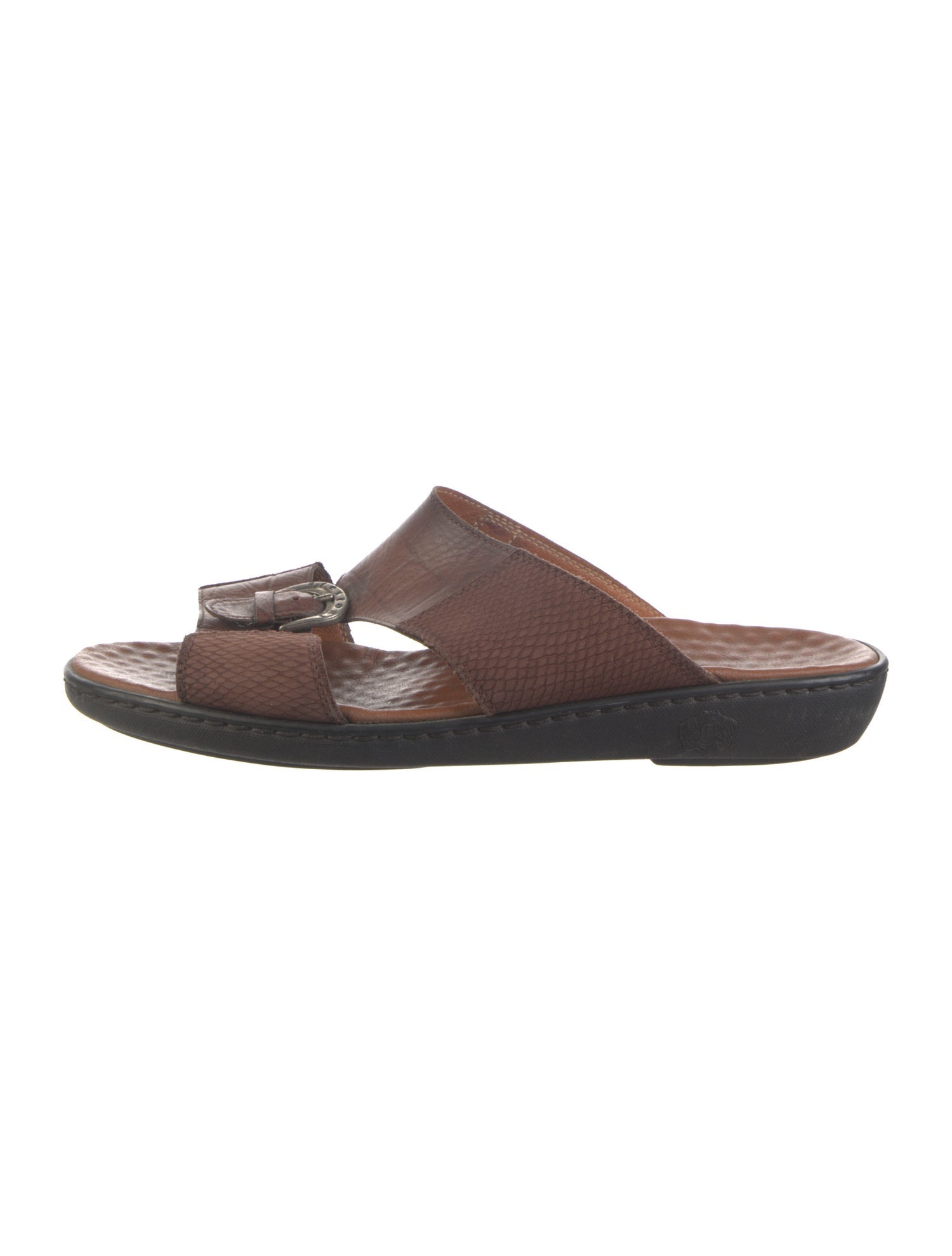 a.testoni Leather Slides