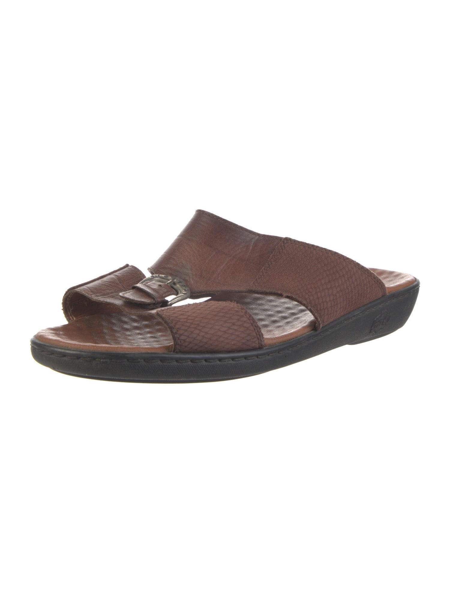 a.testoni Leather Slides