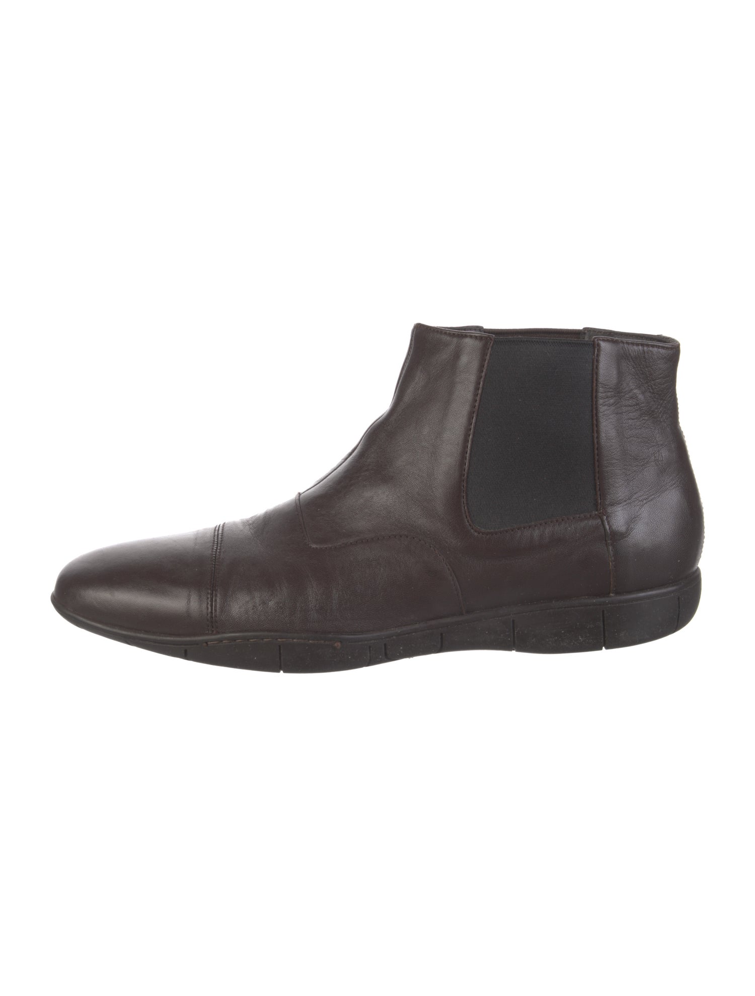 a.testoni Leather Chelsea Boots