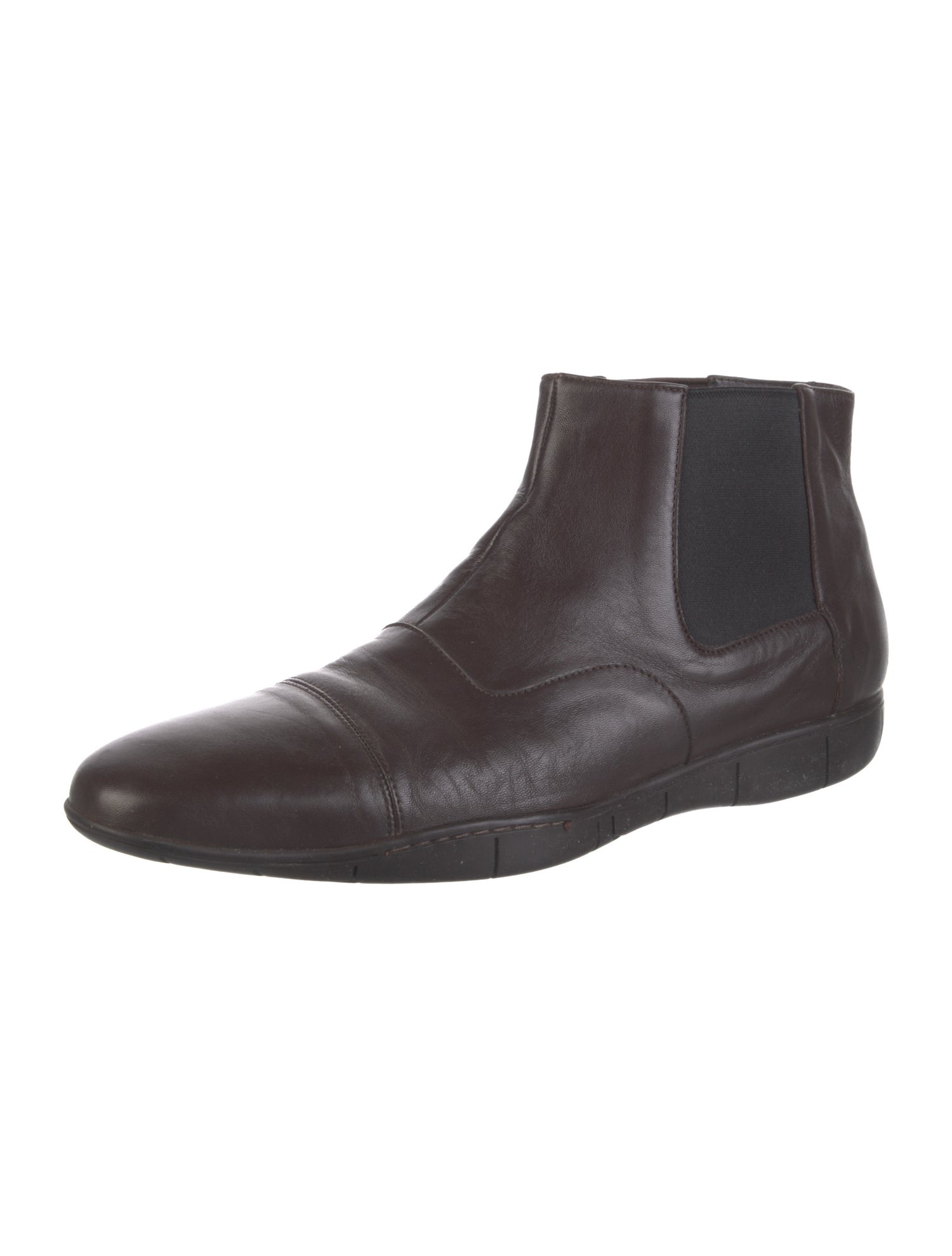 a.testoni Leather Chelsea Boots