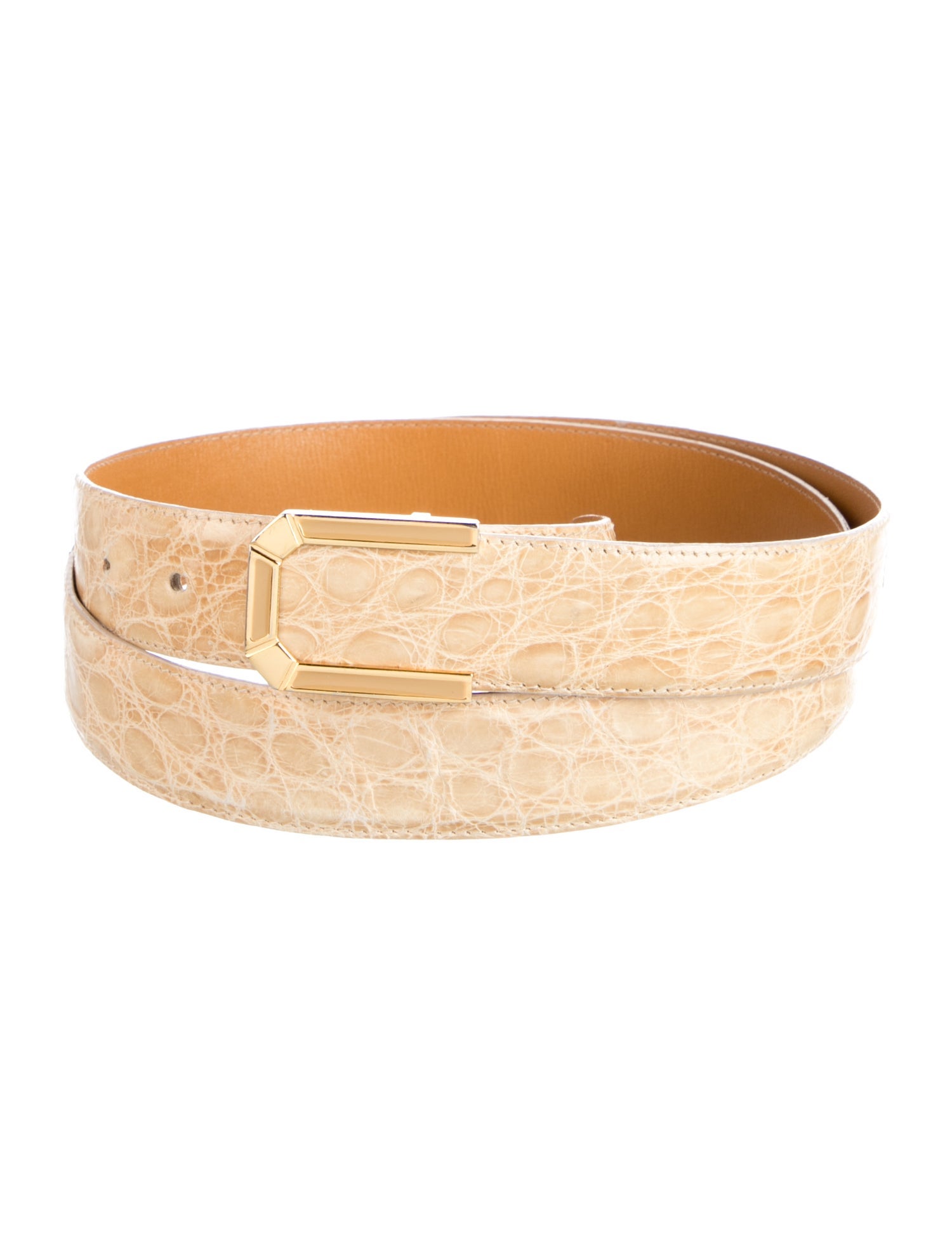 a.testoni Crocodile Waist Belt
