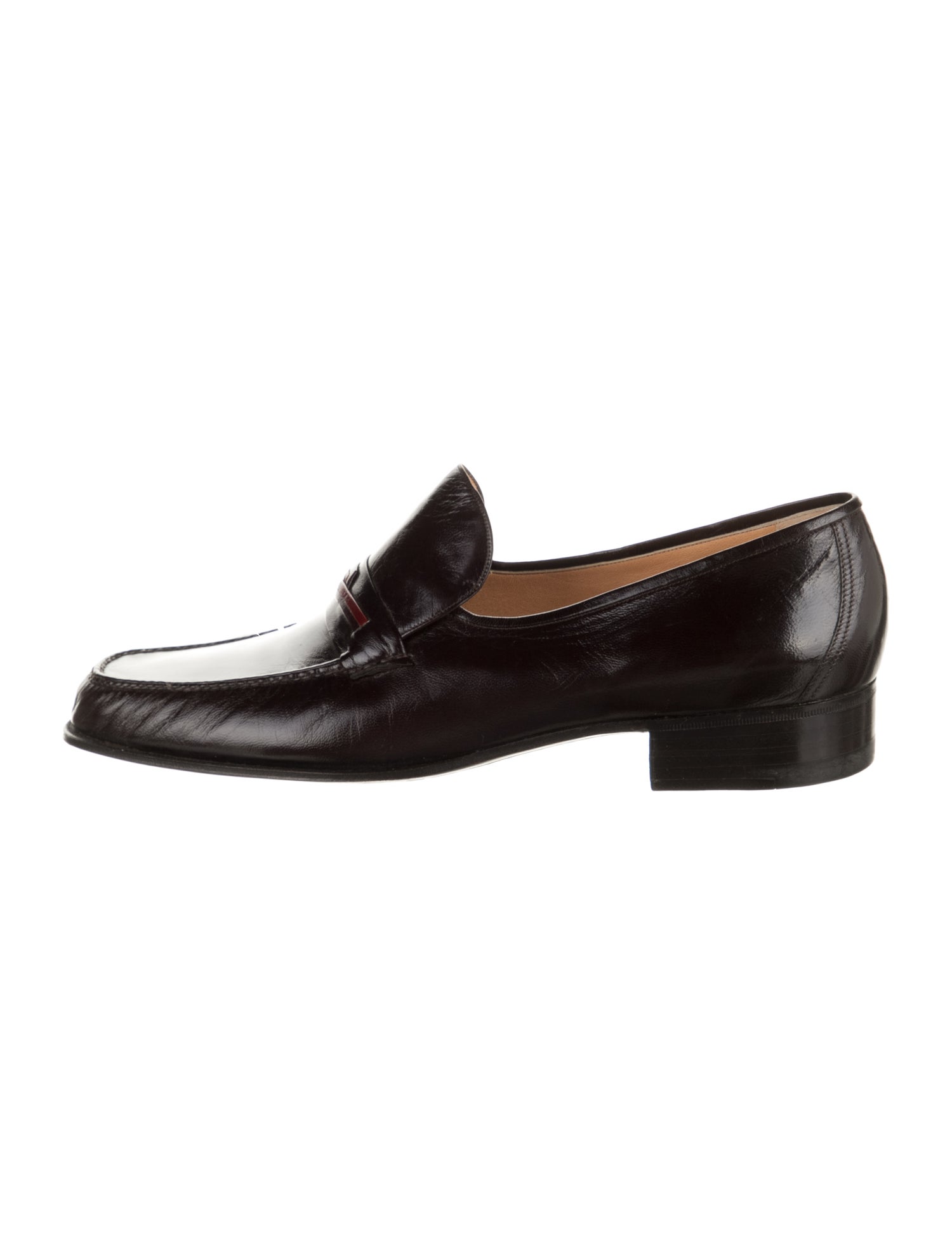 a.testoni Leather Dress Loafers