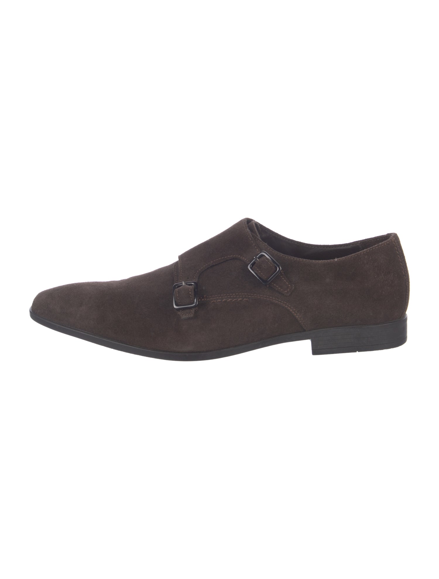 a.testoni Suede Monk Straps