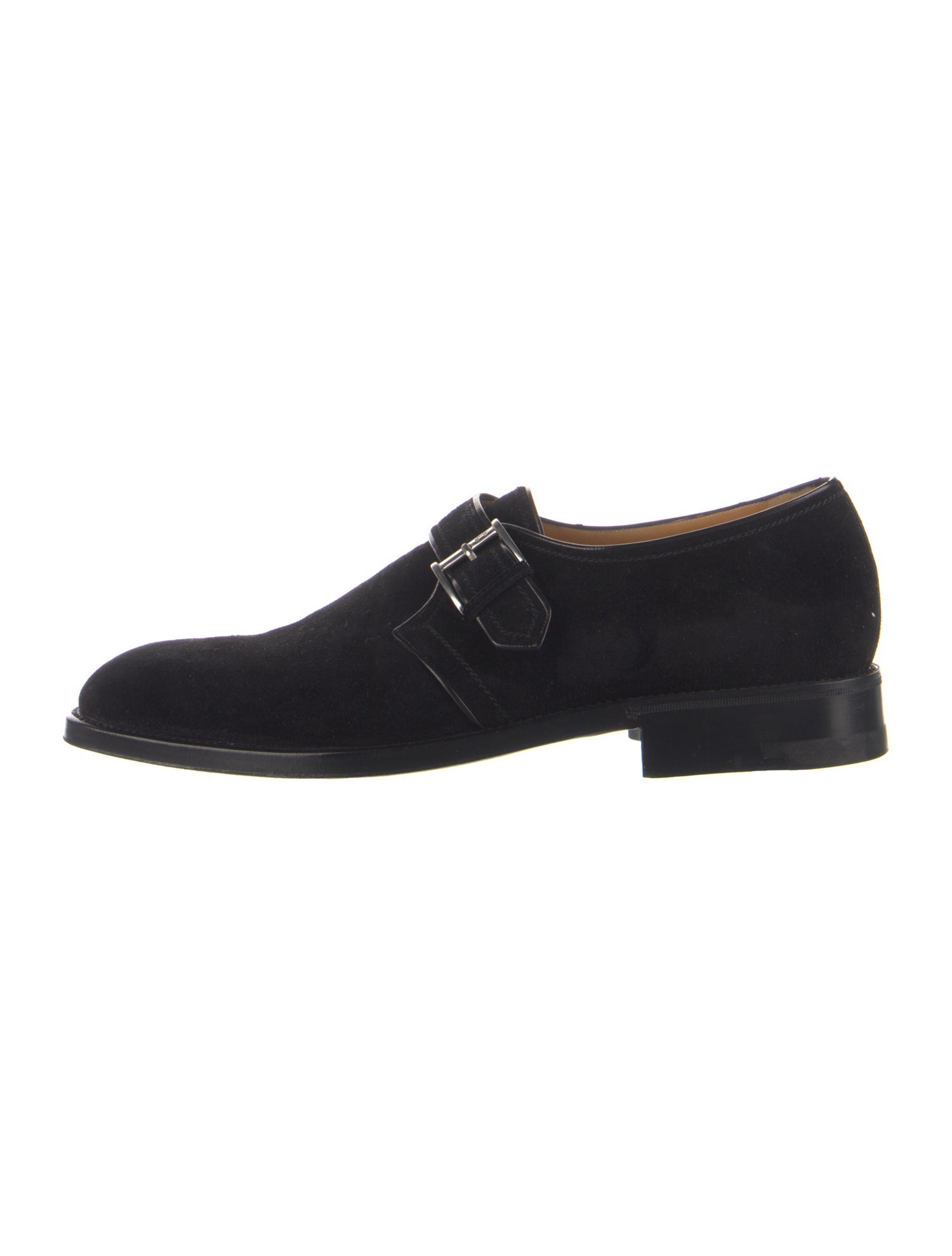 a.testoni Suede Monk Straps