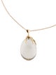 Annette Ferdinandsen 10K Quartz Egg and Claw Pendant Nacklace