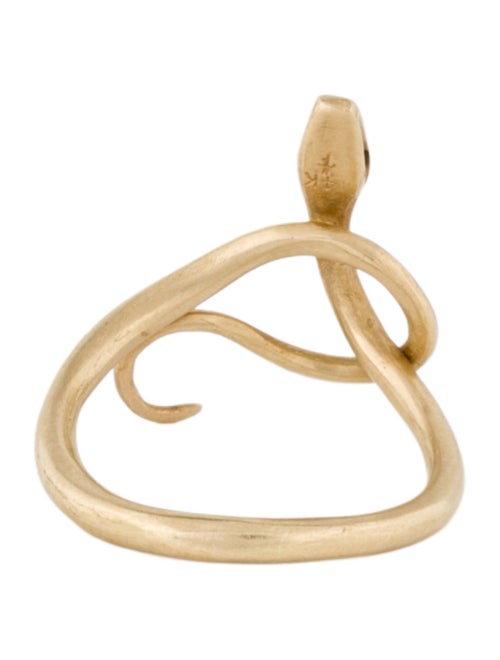 Annette Ferdinandsen 14K Diamond Serpent Ring