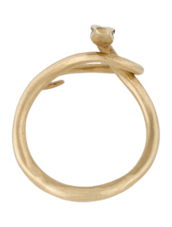 Annette Ferdinandsen 14K Diamond Serpent Ring