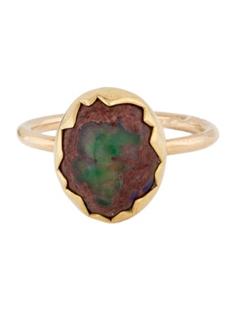 Annette Ferdinandsen Boulder Opal Cocktail Ring