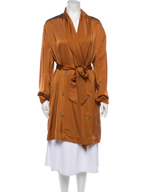 Attico Trench Coat Orange