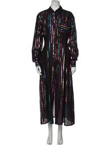 Striped Long Dress