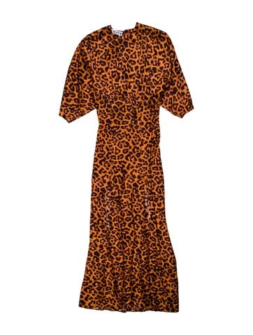 Attico Dresses Animal Print Long Dress Us2, It38 | XS