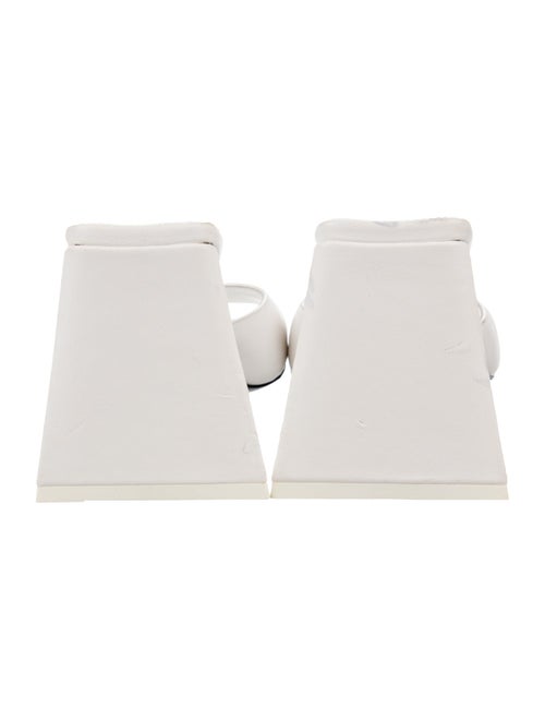 Attico Leather Slides