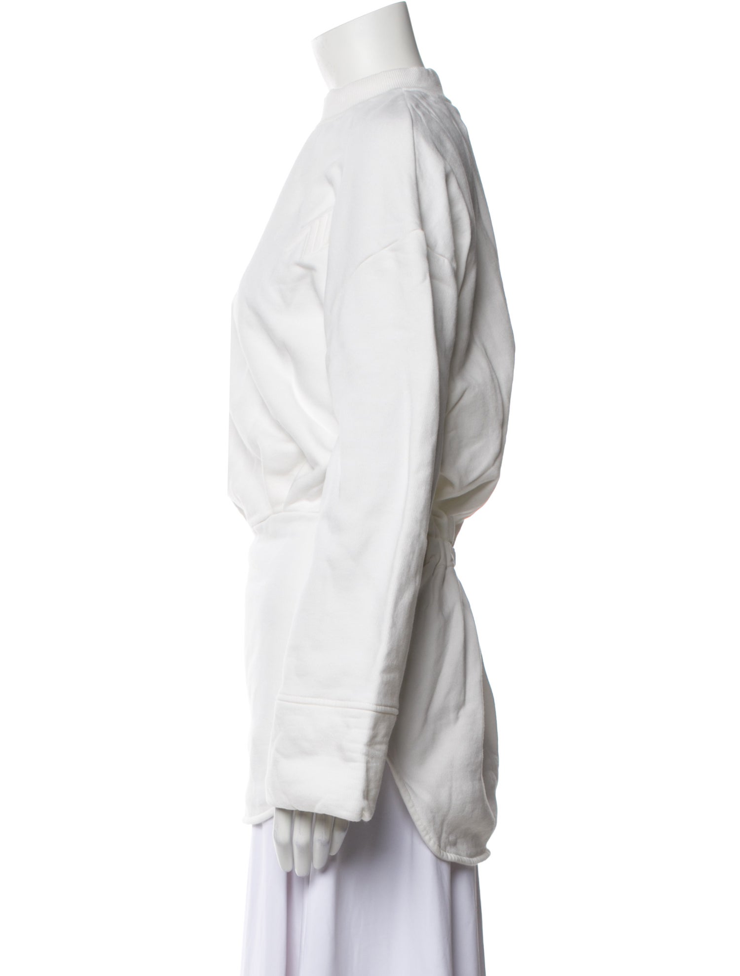 Attico Mock Neck Long Sleeve Tunic