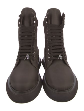 Attico Nylon Combat Boots