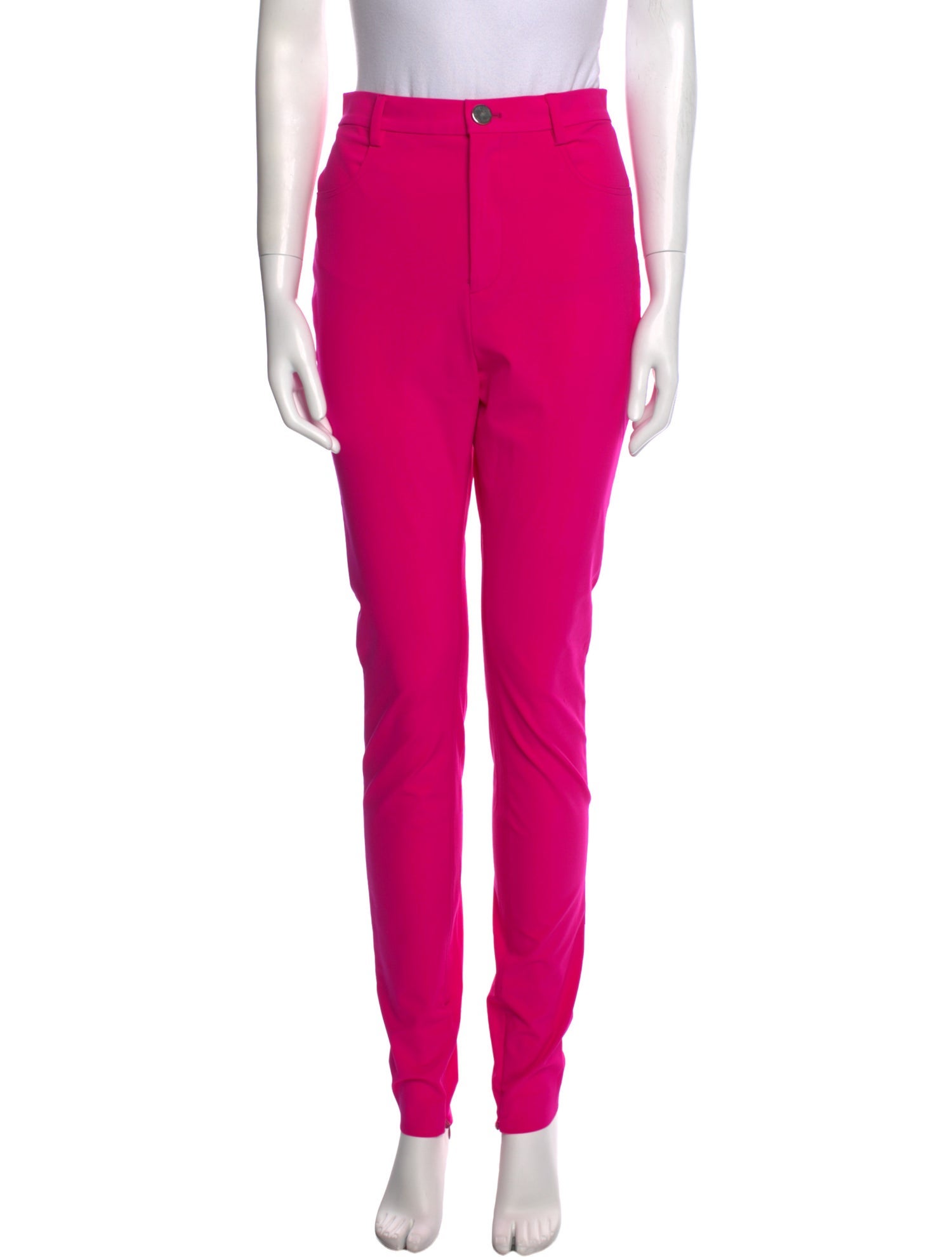 Attico Wool Skinny Leg Pants