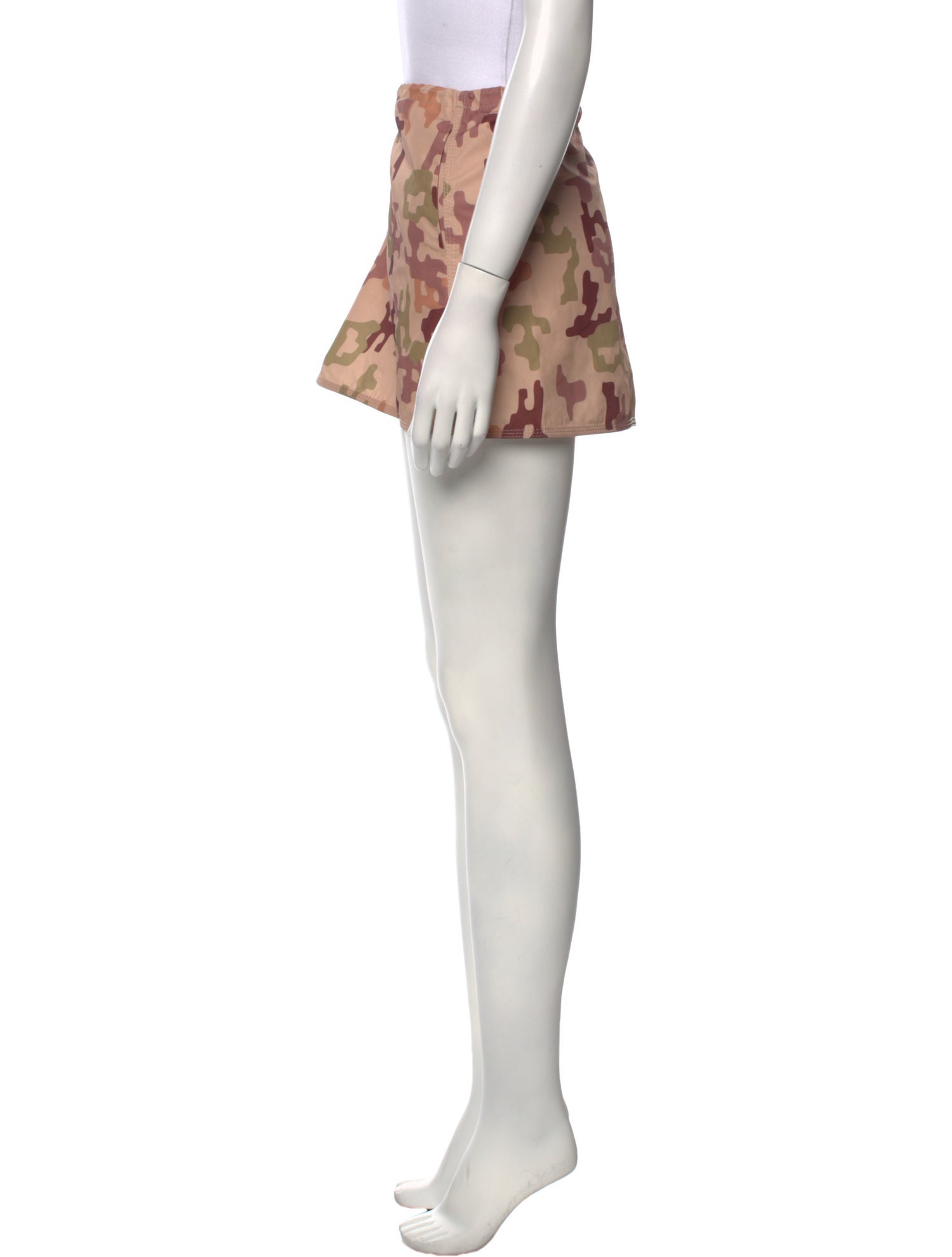 Attico Printed Mini Skirt