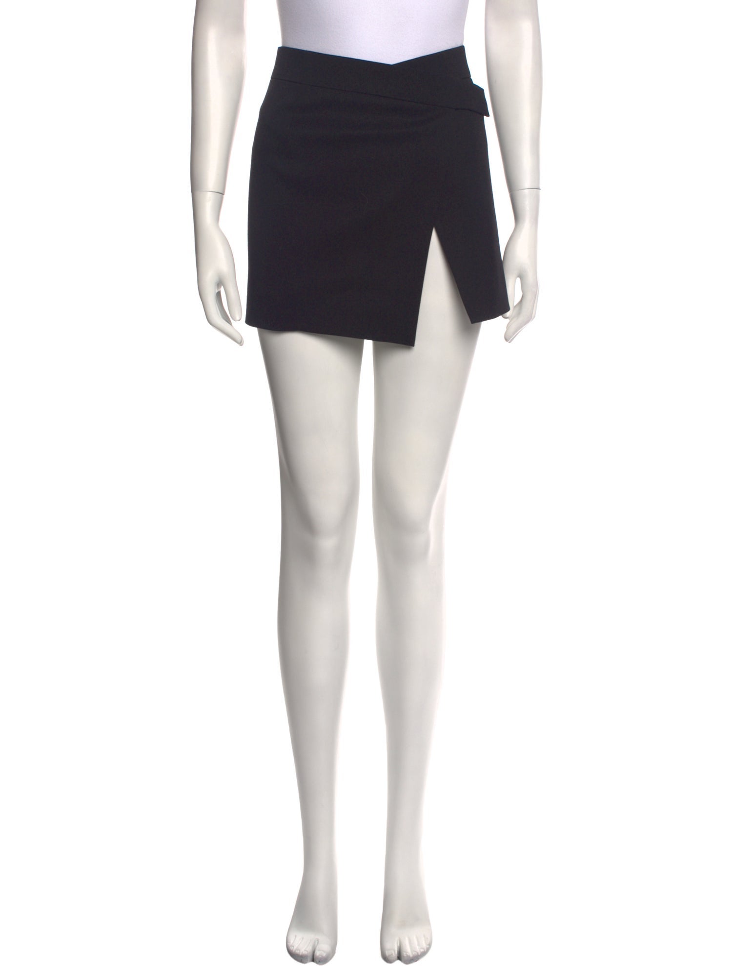 Attico Virgin Wool Mini Skirt