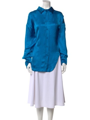 Attico Tops Long Sleeve Button-Up Top Us2, It38 | XS