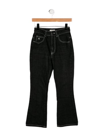 Attico Jeans Mid-Rise Straight Leg S