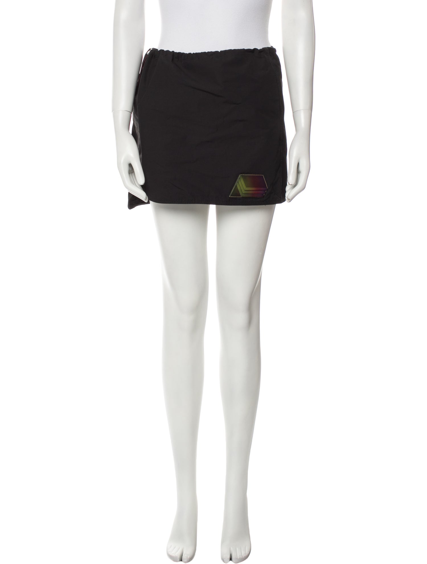 Attico Pleated Accents Mini Skirt