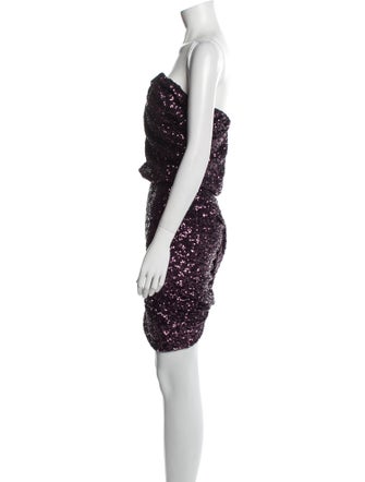 Attico Strapless Mini Dress