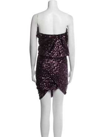 Attico Strapless Mini Dress