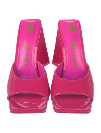 Attico Patent Leather Slides