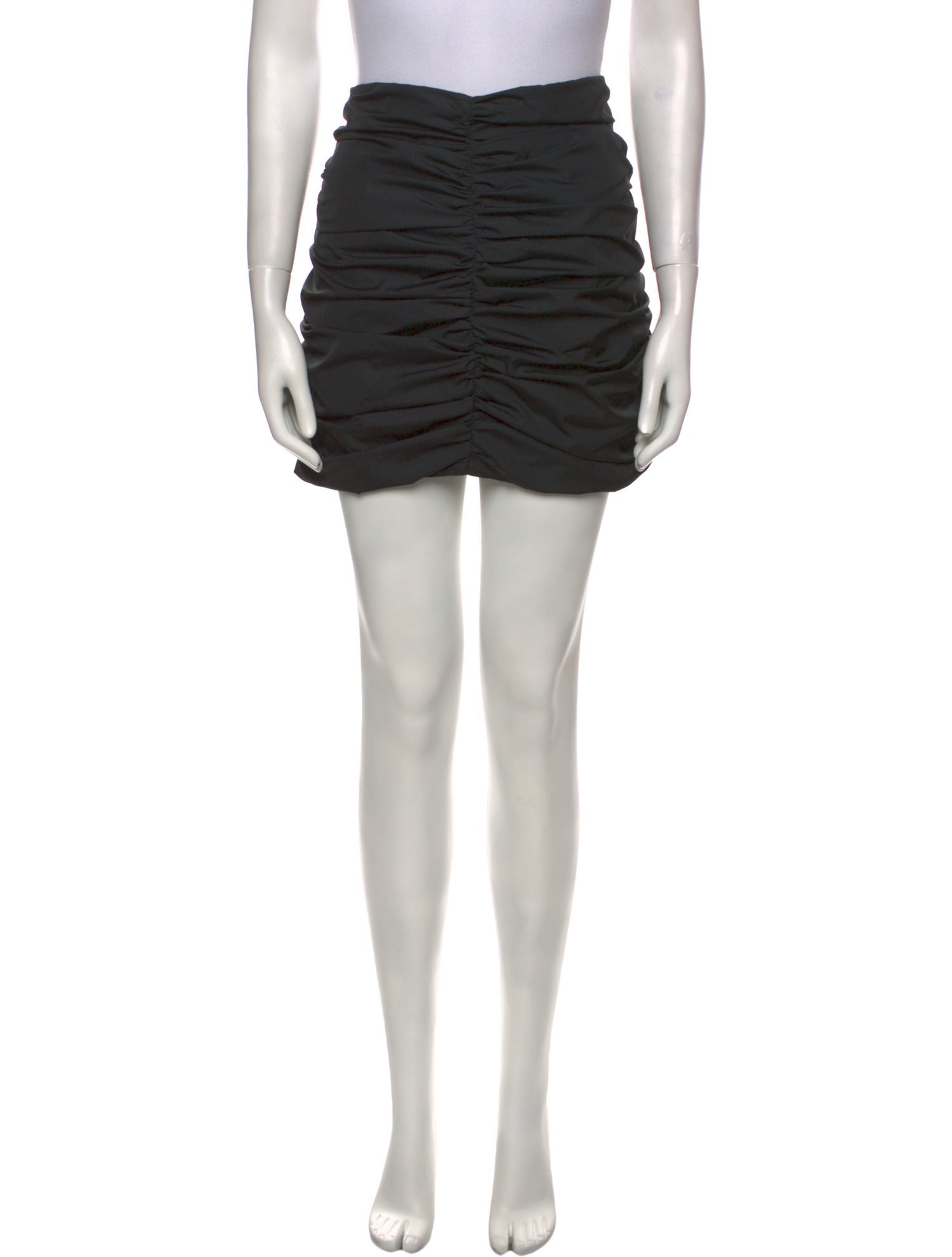 Attico Pleated Accents Mini Skirt