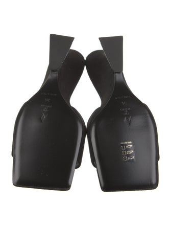 Attico Suede Crystal Embellishments Slides