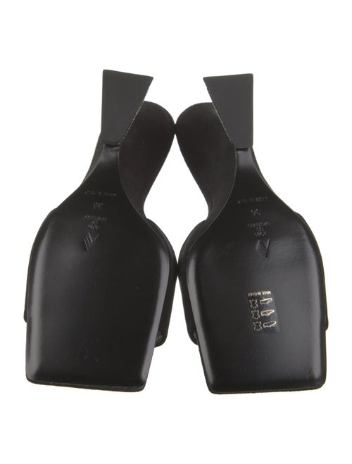 Attico Suede Crystal Embellishments Slides