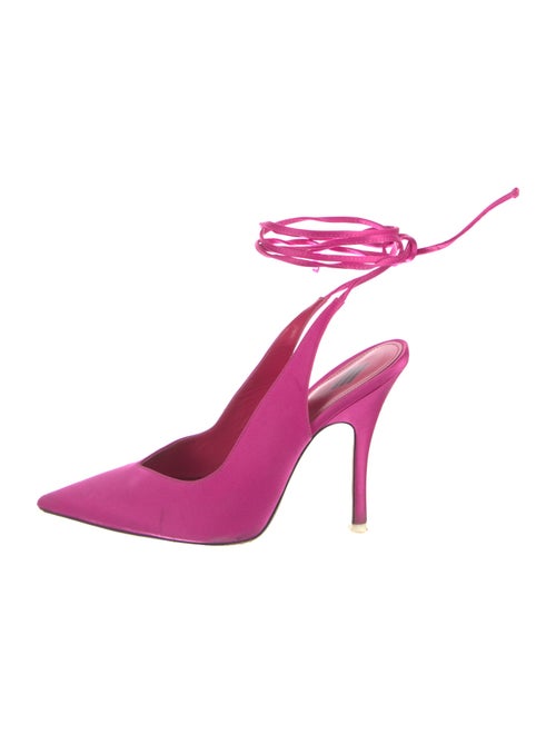 Attico Satin Slingback Pumps