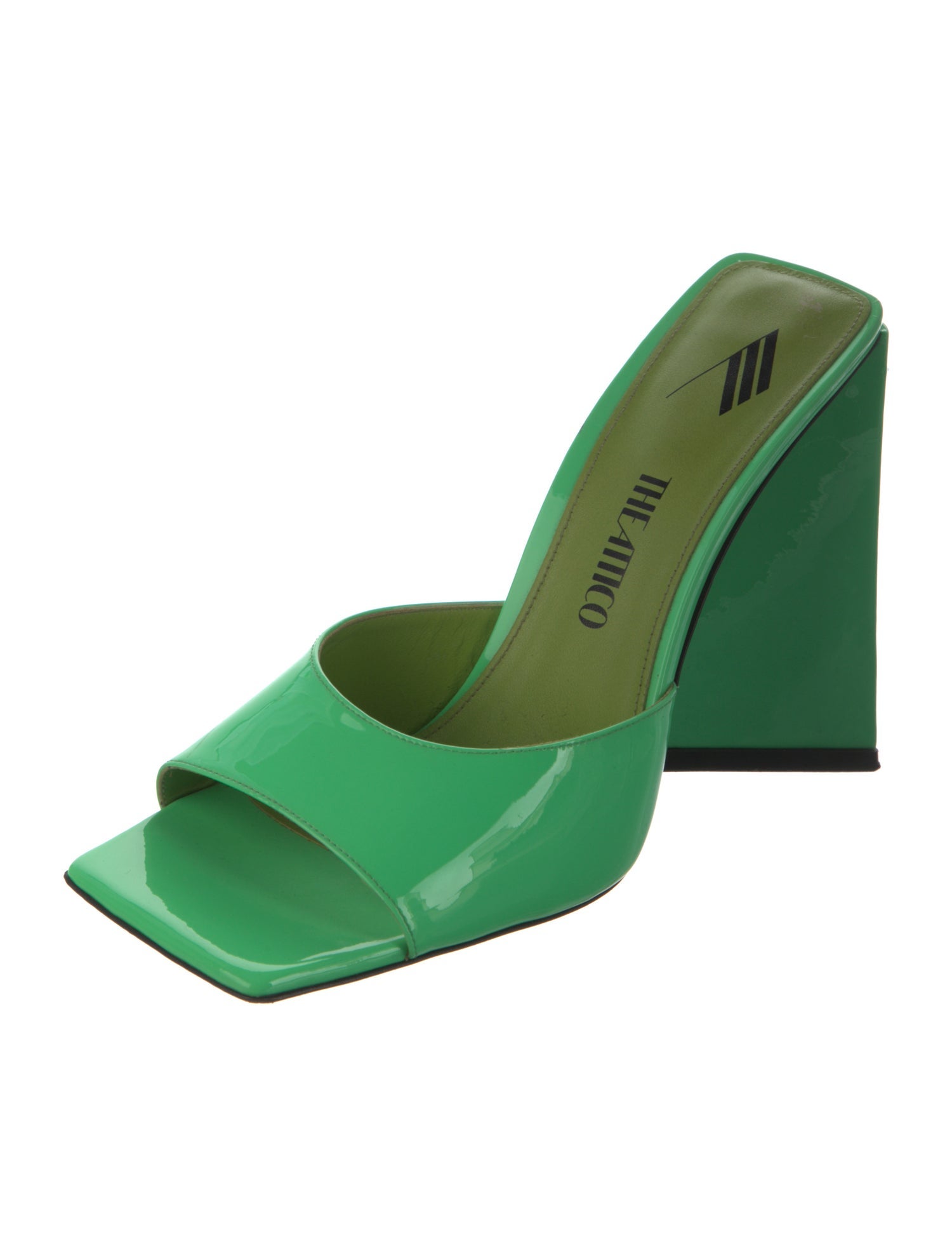 Attico Patent Leather Slides