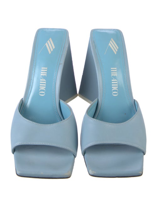 Attico Leather Slides