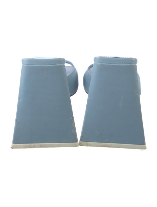 Attico Leather Slides