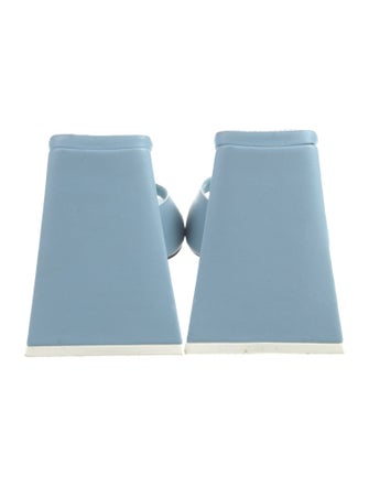 Attico Leather Slides