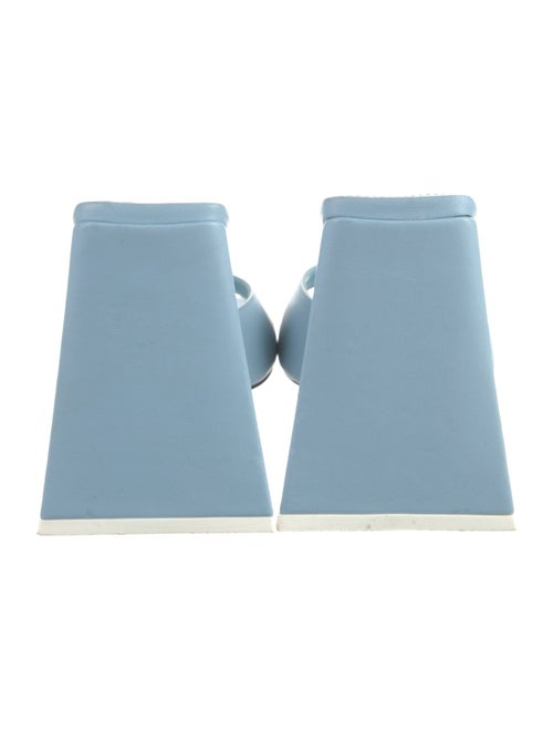 Attico Leather Slides