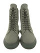 Attico Canvas Combat Boots