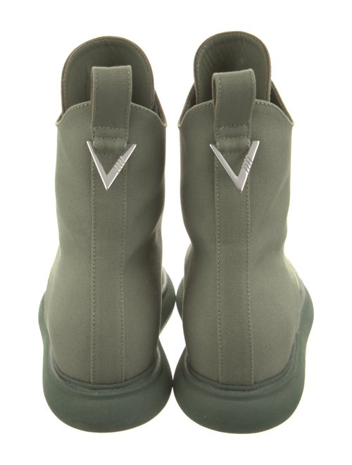 Attico Canvas Combat Boots