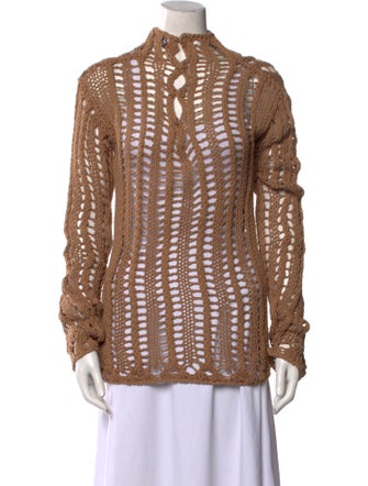 Attico Mock Neck Sweater