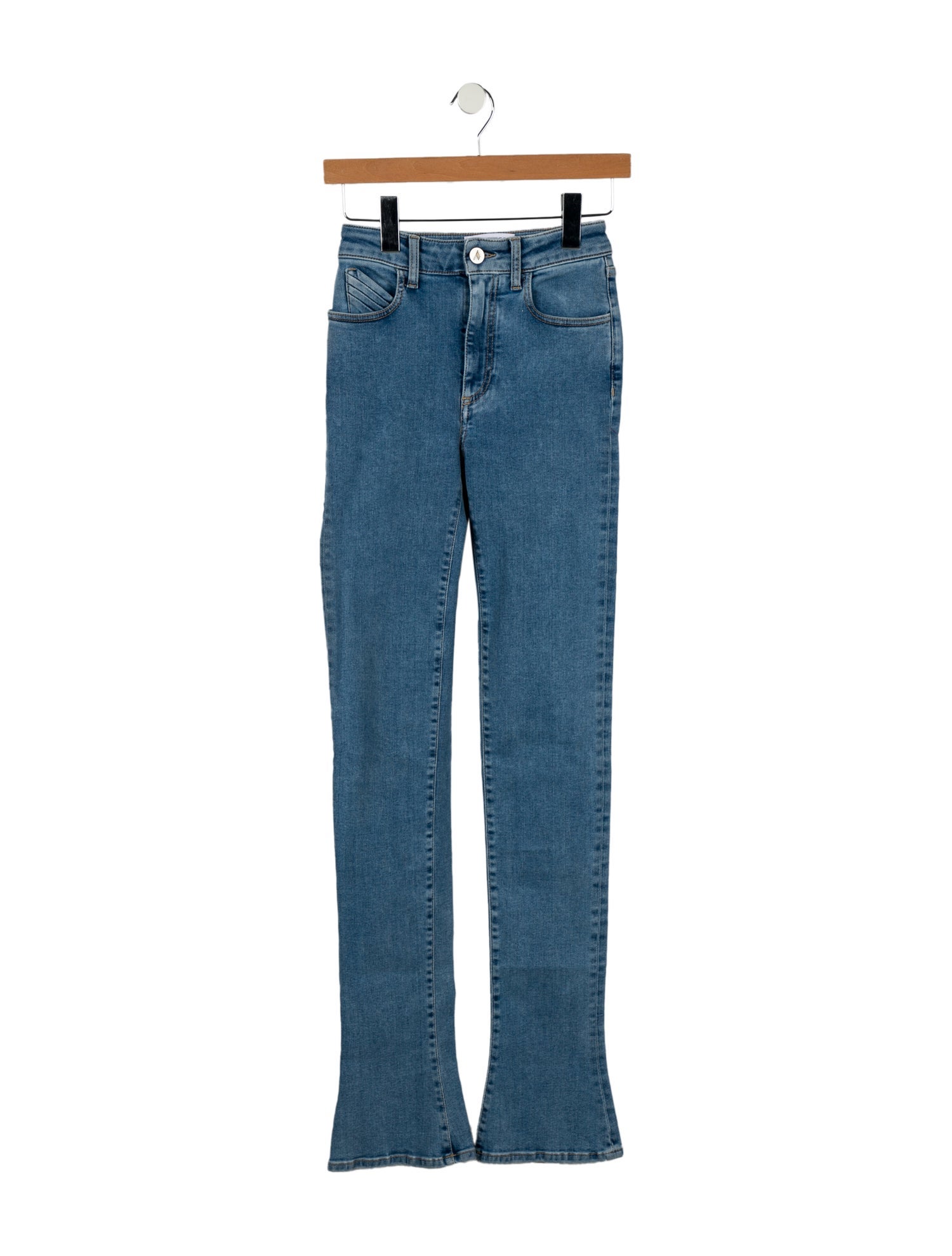 Attico Mid-Rise Straight Leg Jeans w/ Tags