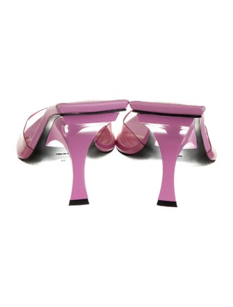 Attico Patent Leather Slides