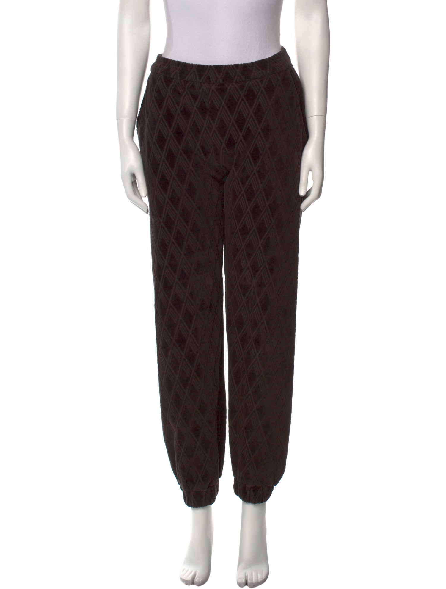 Attico Printed Skinny Leg Pants