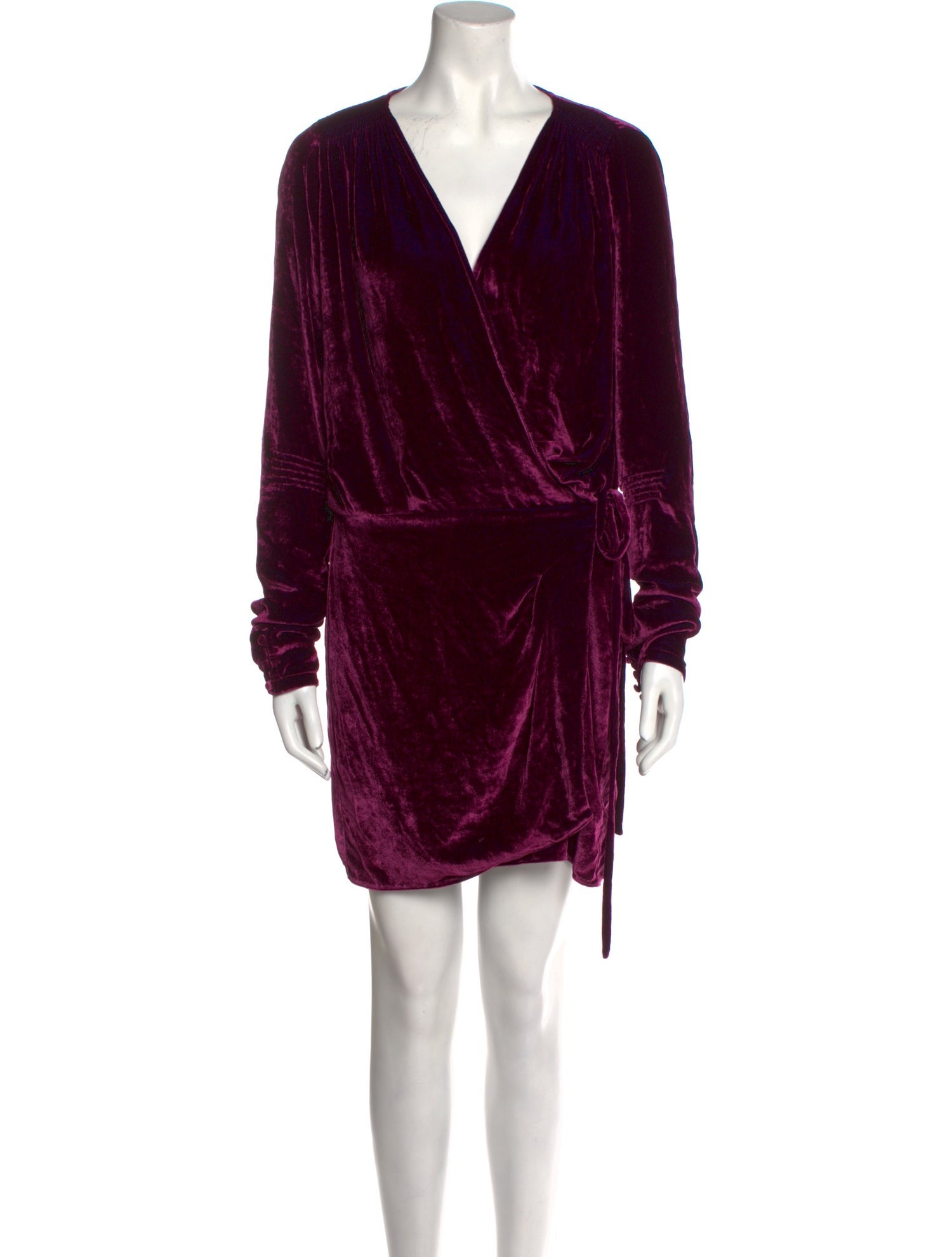 Attico V-Neck Mini Dress