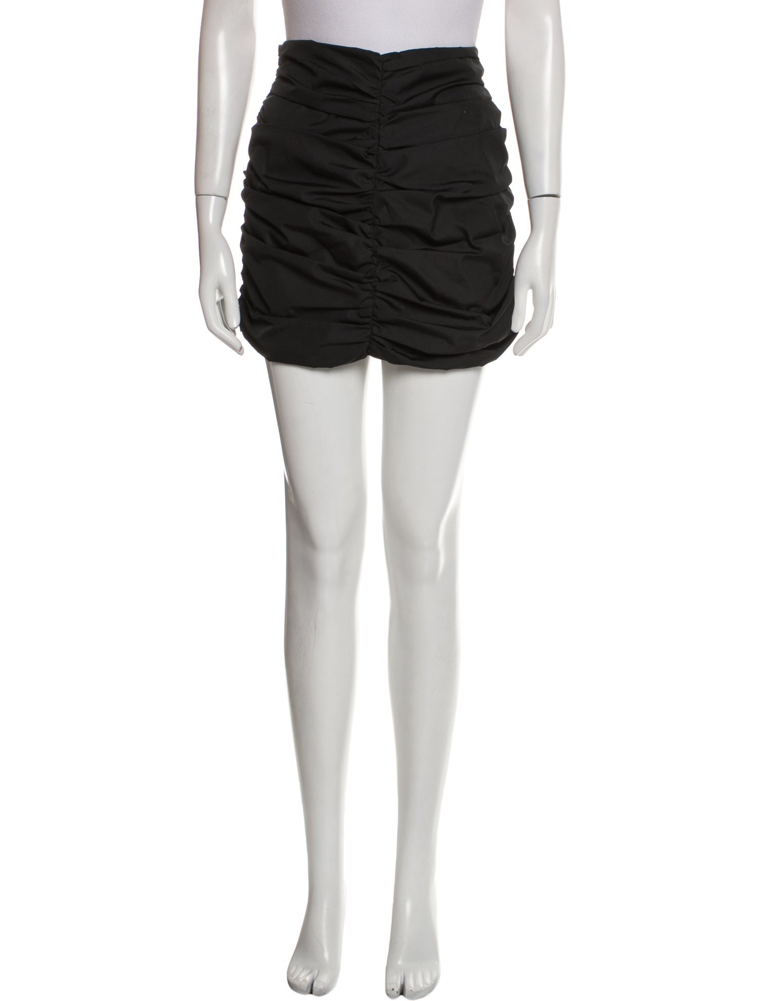 Attico Silk Mini Skirt