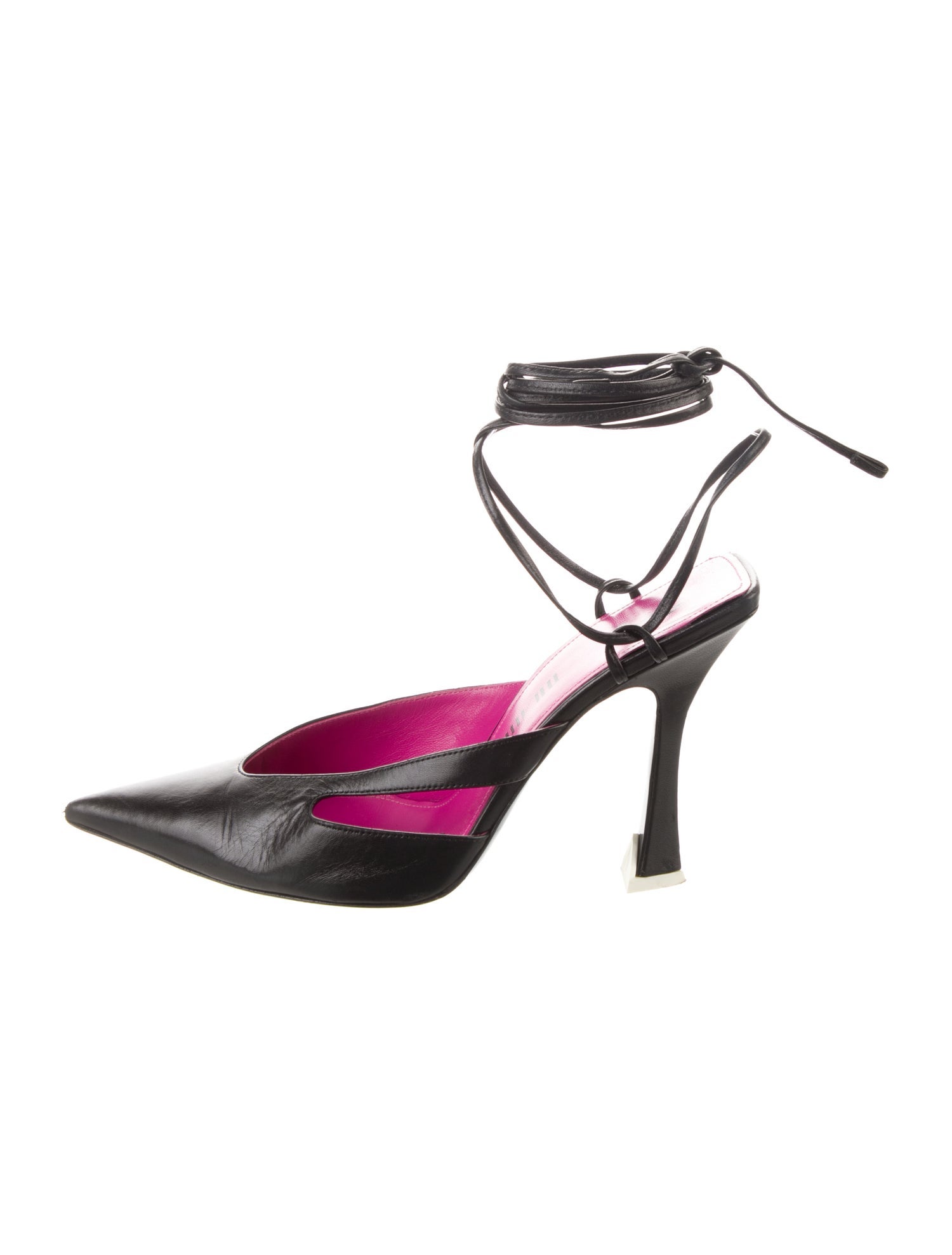 Attico Leather D'Orsay Pumps