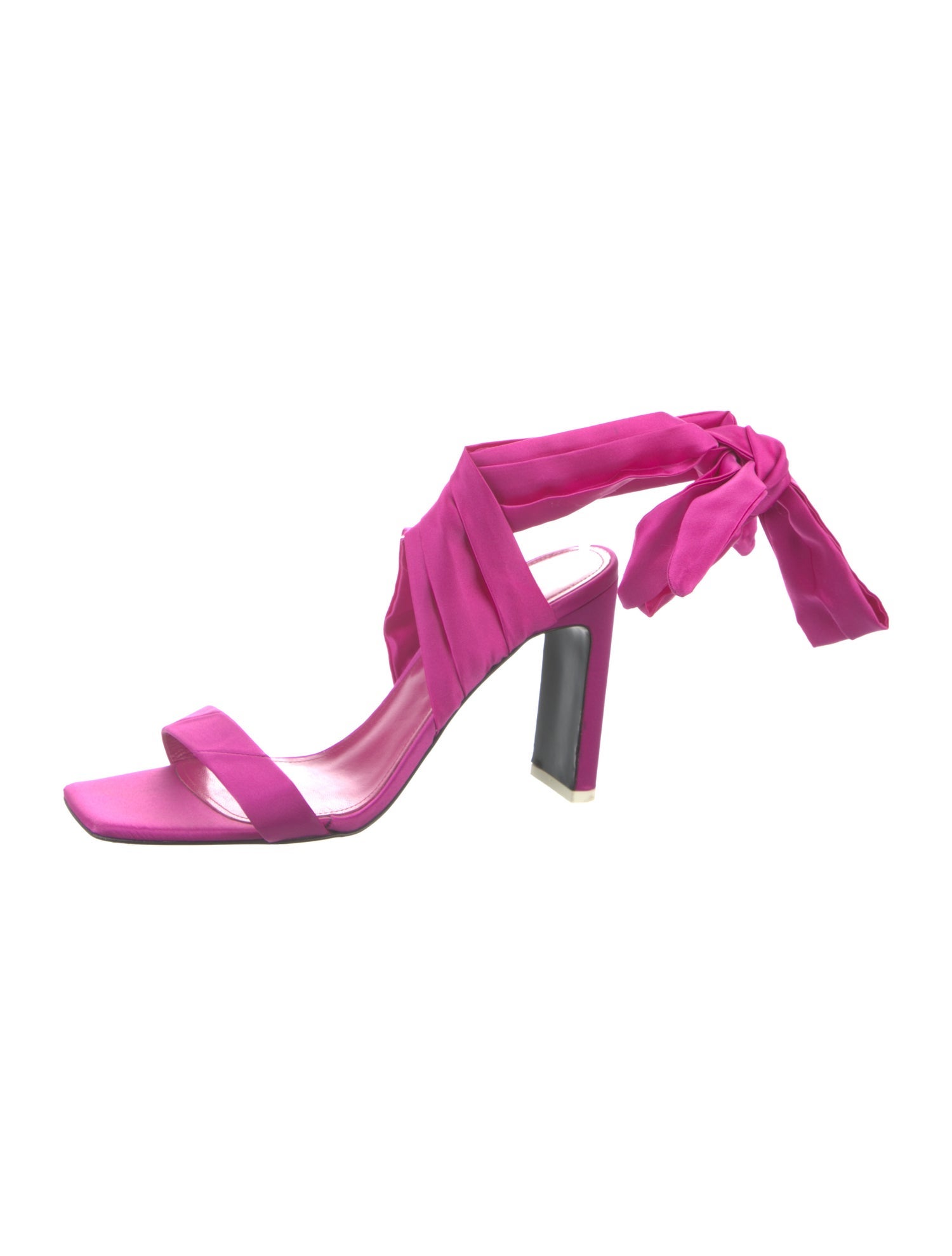 Attico Satin Sandals