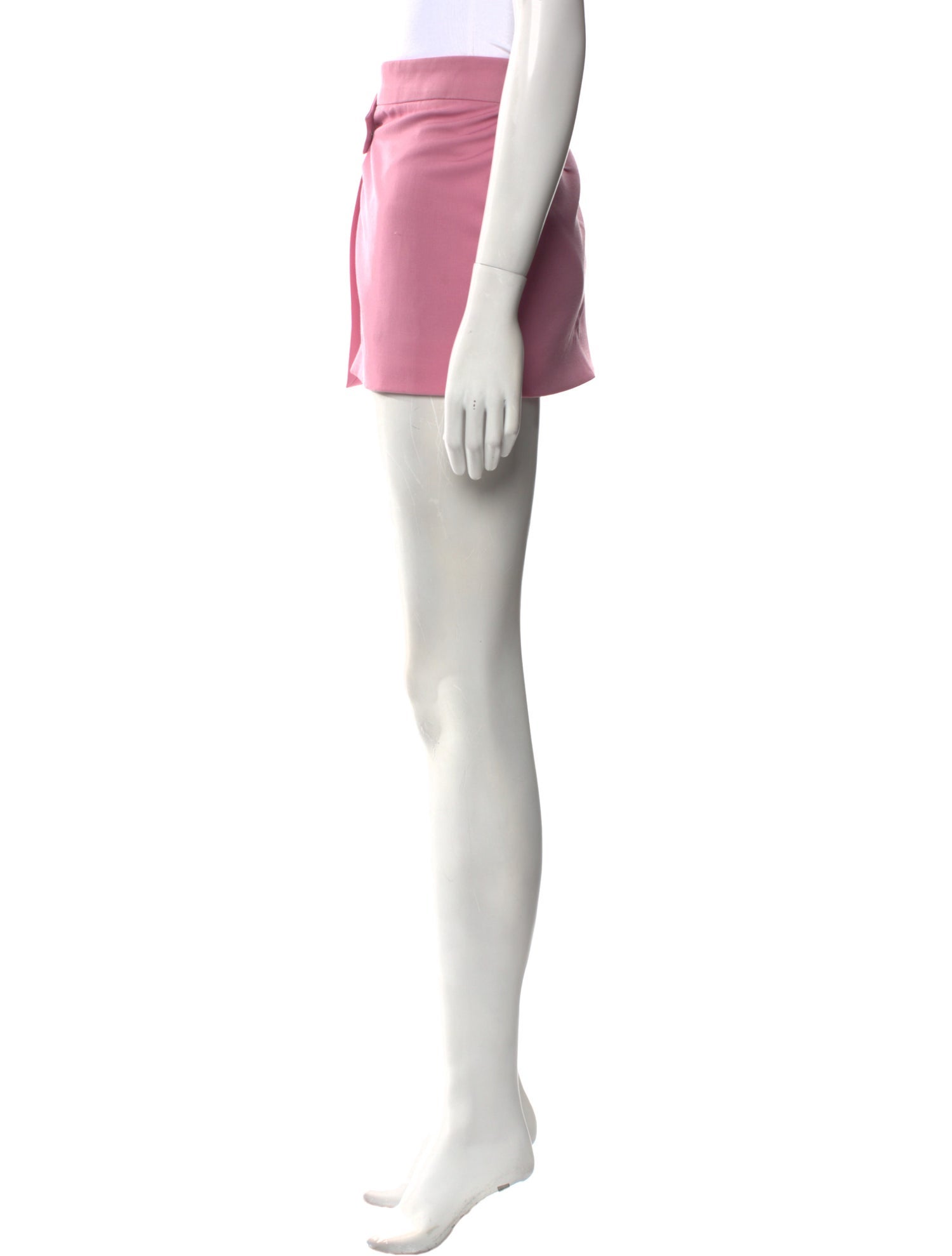 Attico Virgin Wool Mini Skirt