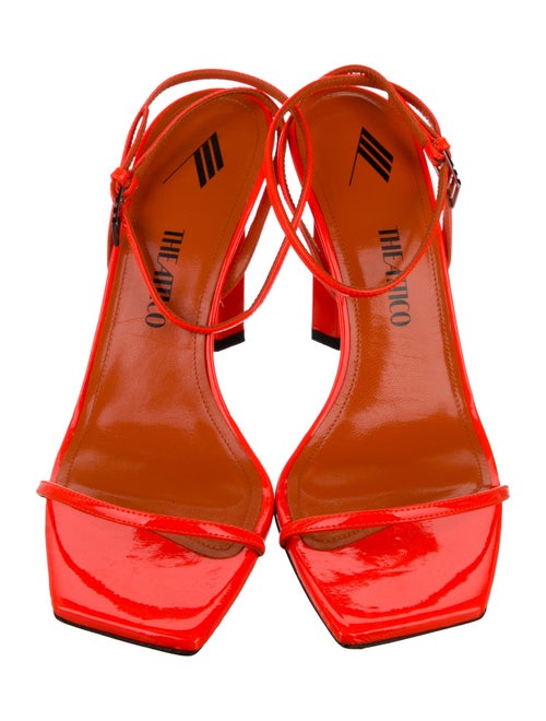 Attico Patent Leather Sandals