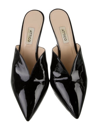 Attico Patent Leather Mules