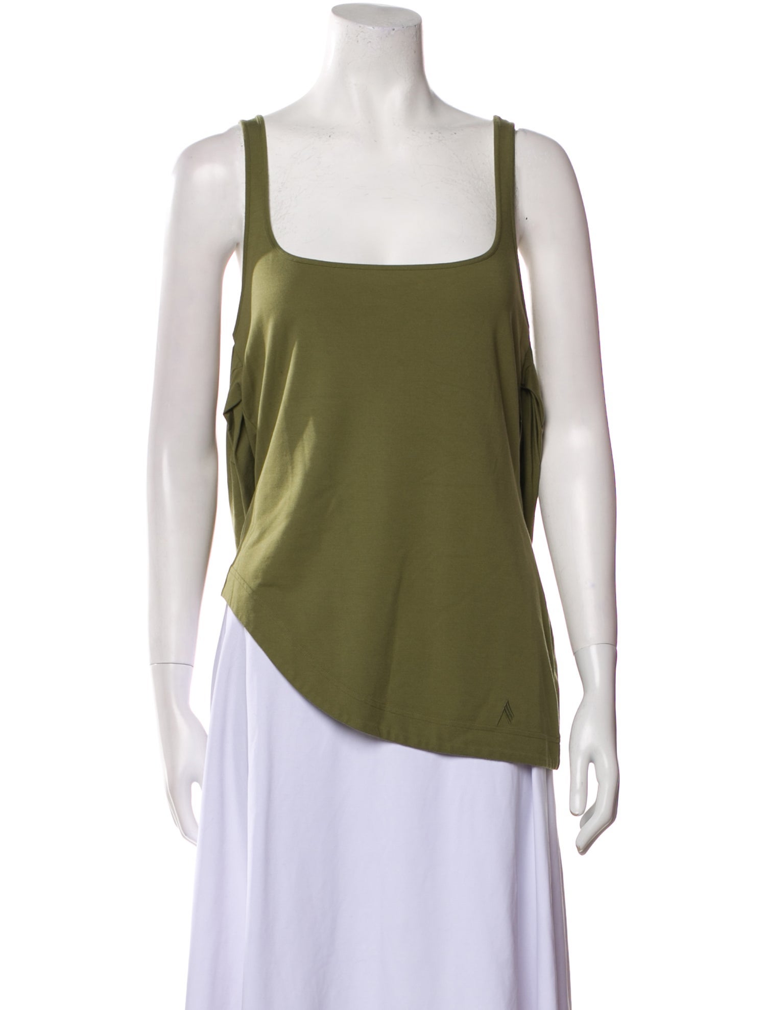 Attico Square Neckline Sleeveless Top